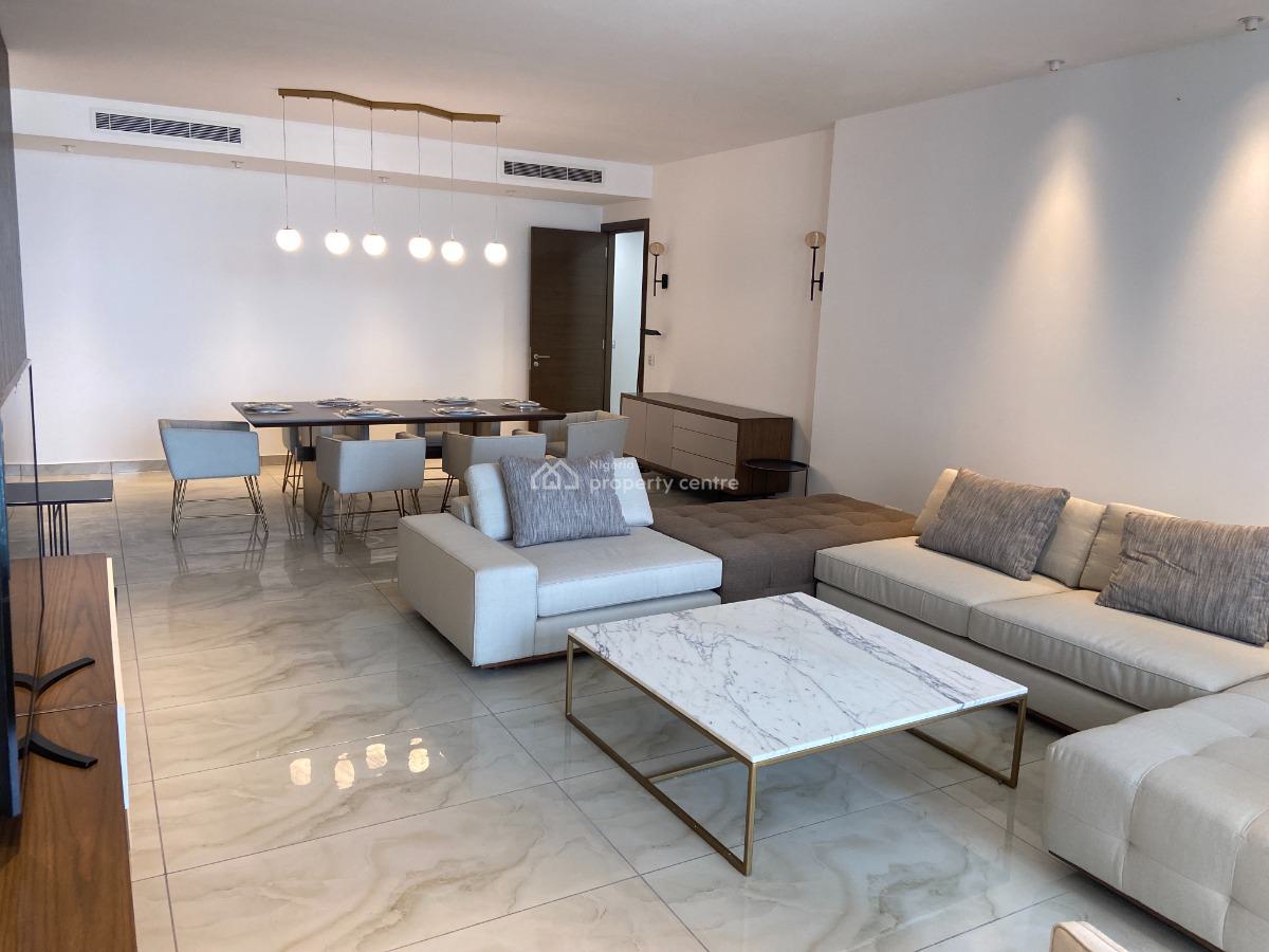 Prime 3-bedroom Apartment - 187sqm - Fantastic Ocean and City Views, Azuri Tower Two, Eko Atlantic City, Lagos, Flat / Apartment for Rent