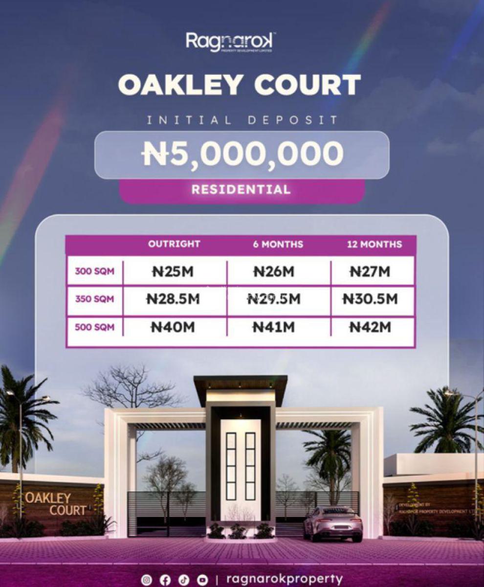 Own This Amazing Offer, Idera Housing Scheme/ Oakley Court, Eleko, Ibeju Lekki, Lagos, Mixed-use Land for Sale