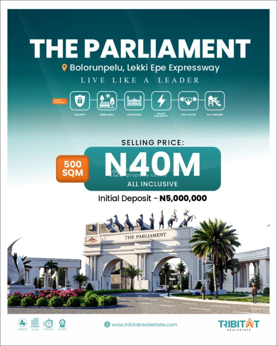Investment Facing The Lekki Express Way, The Parliament Estate, Lekki Expressway, Lekki, Lagos, Residential Land for Sale