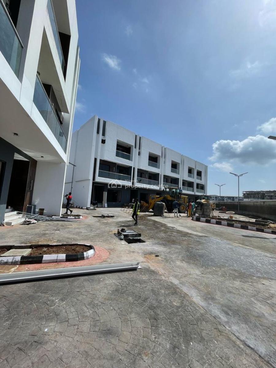 Neatly Built 4 Bedroom Terrace Duplex with Swimming Pool, Bq, Gym, Lekki Phase 1, Lekki, Lagos, Terraced Duplex for Sale