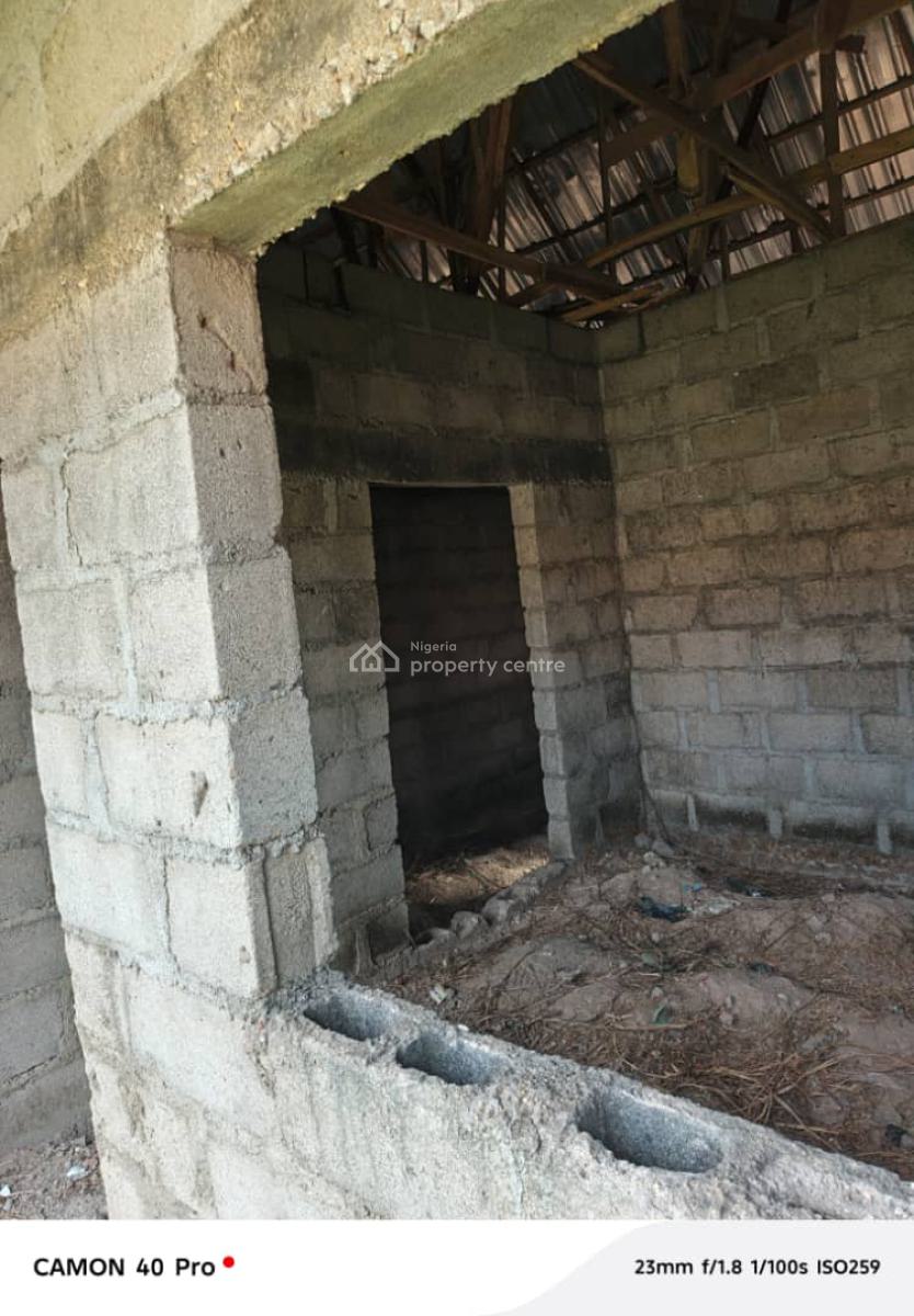 4 Units of One Bedroom Flat and a Self Contained Carcass, Off Paul Emeruwah Street Phase Iv New Nyanya, Karu, Nasarawa, Detached Bungalow for Sale
