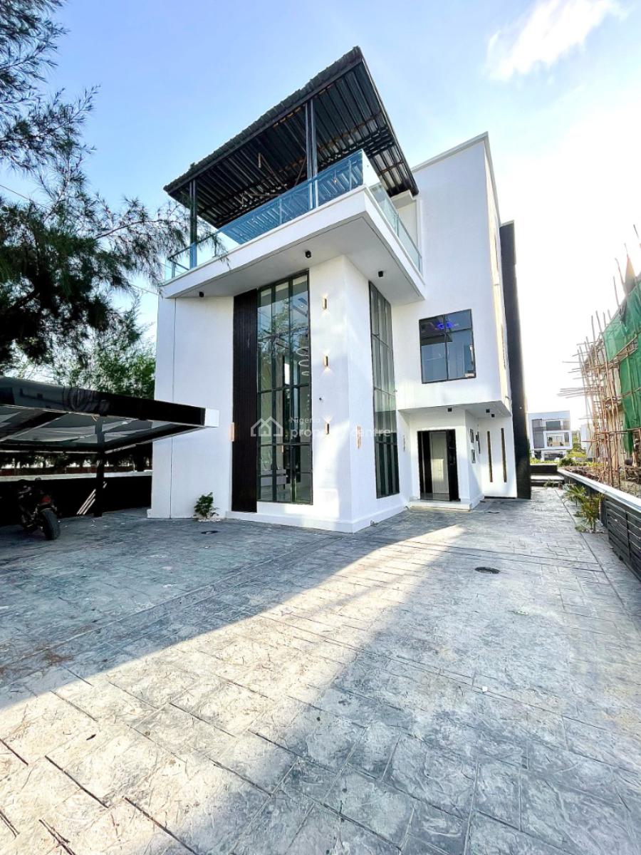 Brilliantly Carved Luxury 5 Bed Smart Home with Gym, Cinema, Swimming, Ikota, Lekki, Lagos, Terraced Duplex for Sale