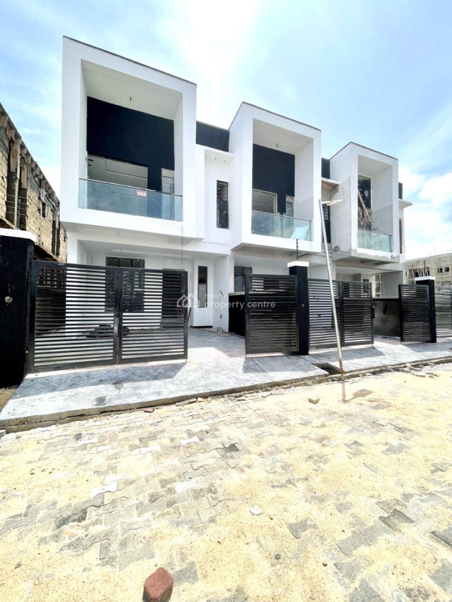 Pretty Good 4 Bed Terrace Duplex with Private Compound, Ikota, Lekki, Lagos, Terraced Duplex for Sale
