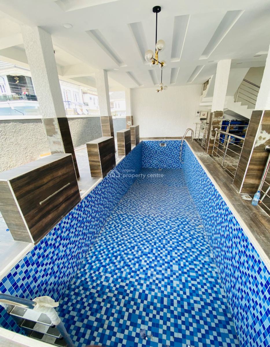 Serviced 4-bedroom Terraced Duplex, Chevron Drive, Lekki, Lagos, House for Sale