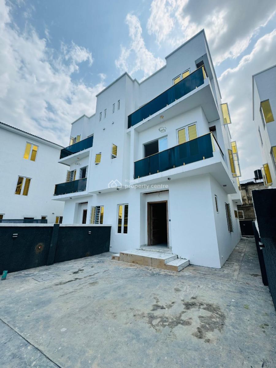 Beautifully Crafted 4 Bedroom Semi Detached Duplex Plus Bq  with Range, in a Gated Estate, with Study Room and a Bq, Opebi, Ikeja, Lagos, Semi-detached Duplex for Sale