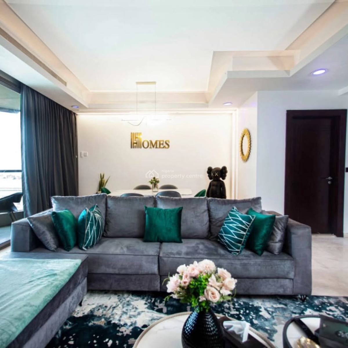 Lush 2-bedroom Apartment with Private Cinema & Ps5, Eko Atlantic City, Lagos, Flat / Apartment Short Let