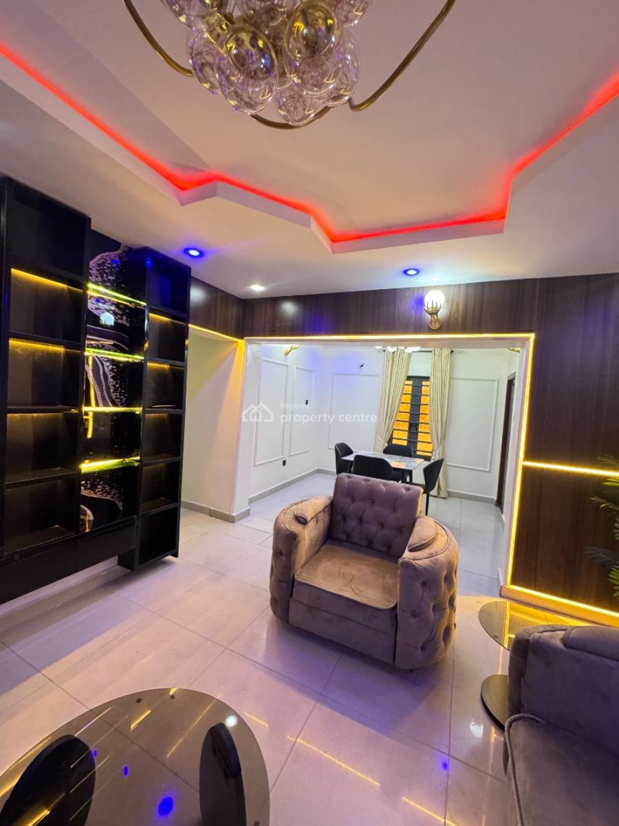 Fully Furnished 2 Bedroom Apartment with Balcony, Agungi, Lekki, Lagos, Flat / Apartment for Rent