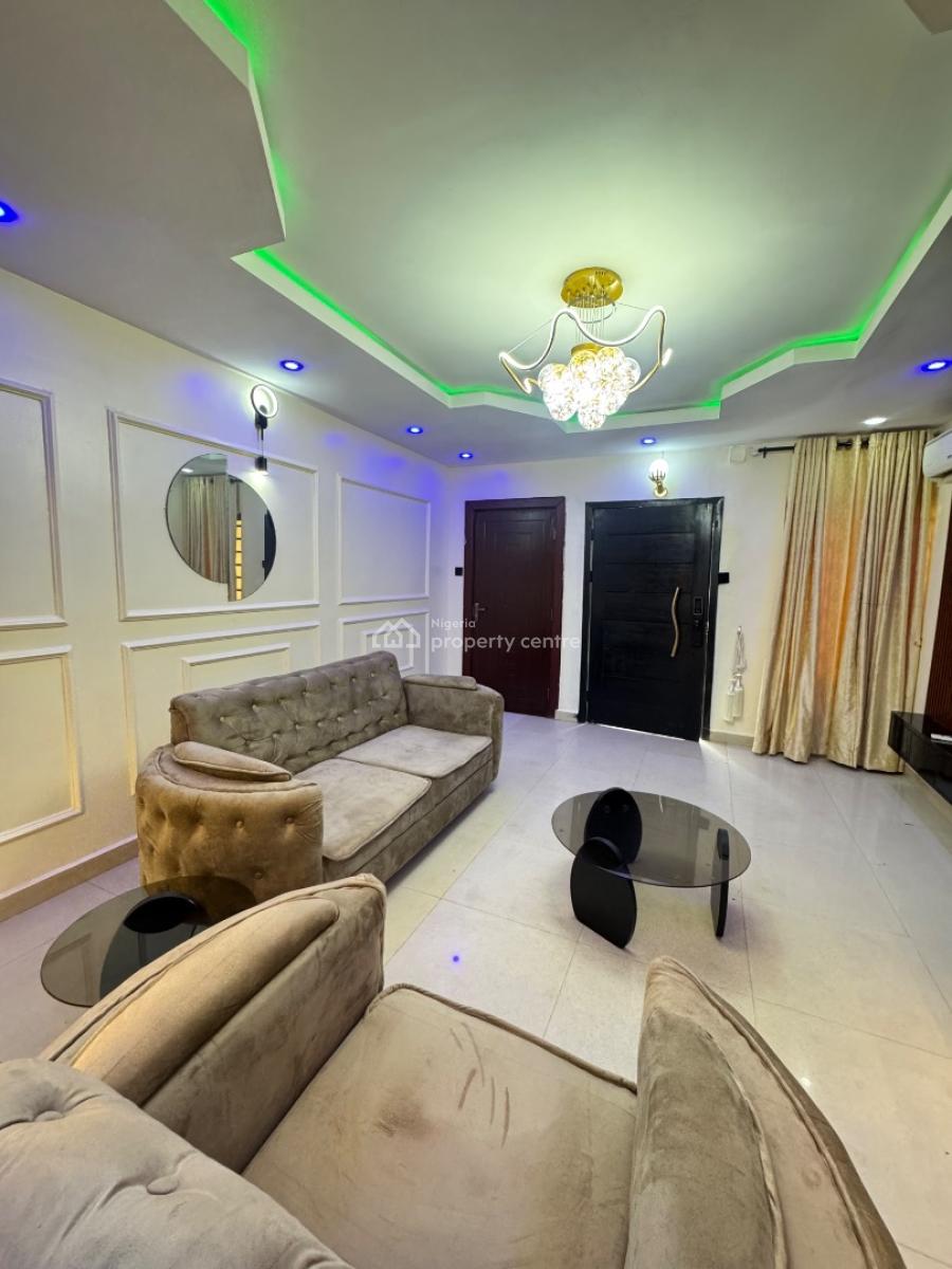 Fully Furnished 2 Bedroom Apartment with Balcony, Agungi, Lekki, Lagos, Flat / Apartment for Rent