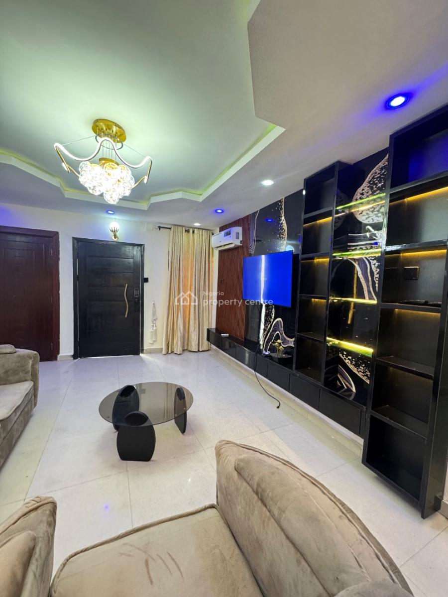 Fully Furnished 2 Bedroom Apartment with Balcony, Agungi, Lekki, Lagos, Flat / Apartment for Rent