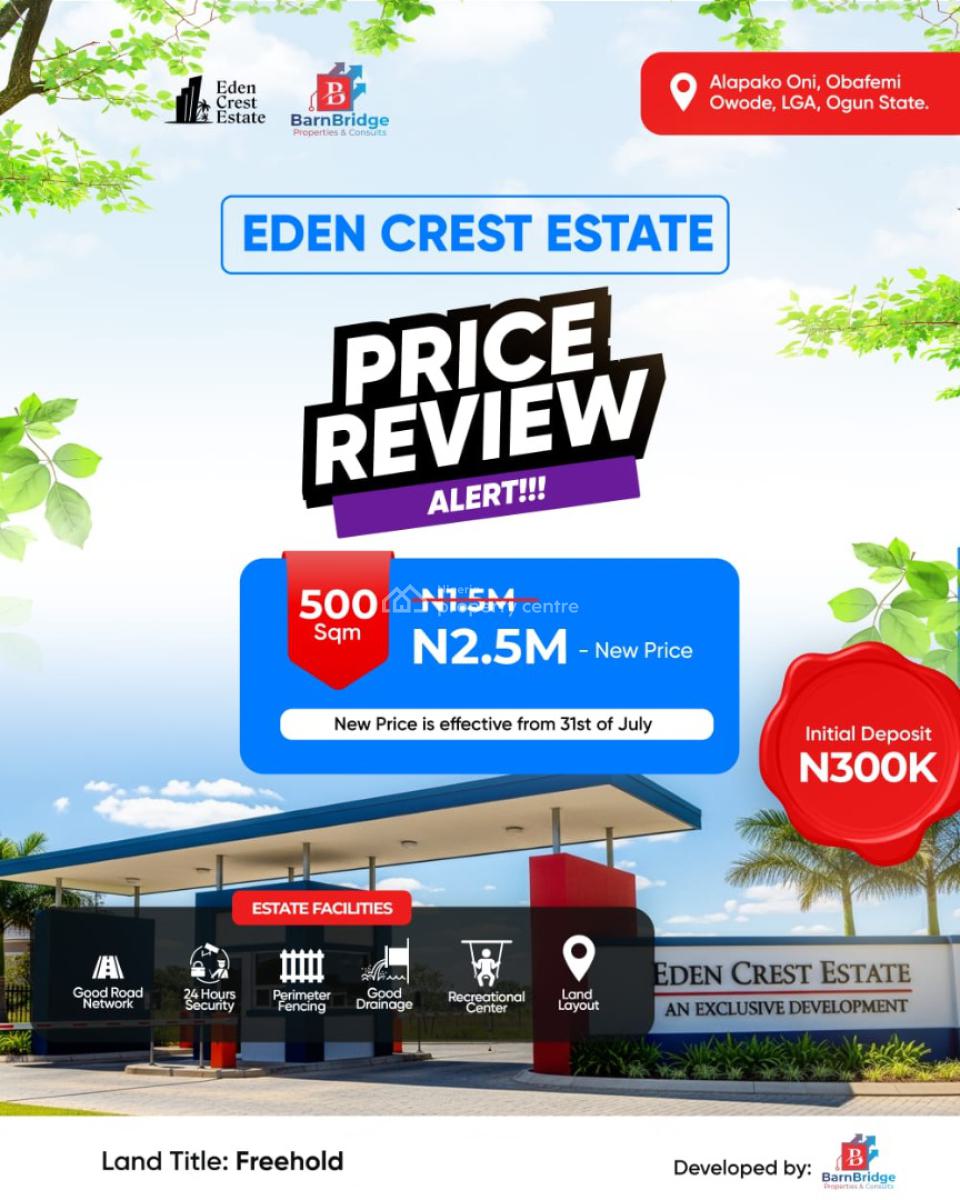 Plots Now Selling, Oyebola, Obafemi Owode, Ogun, Mixed-use Land for Sale