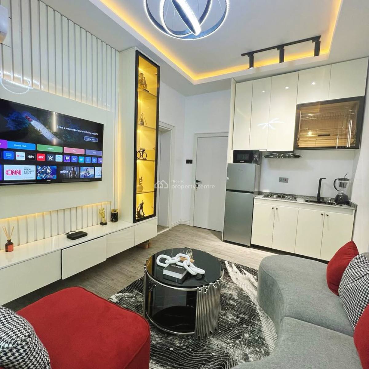 One-bedroom  Apartment with Modern Facilities, Maitama District, Abuja, Flat / Apartment Short Let