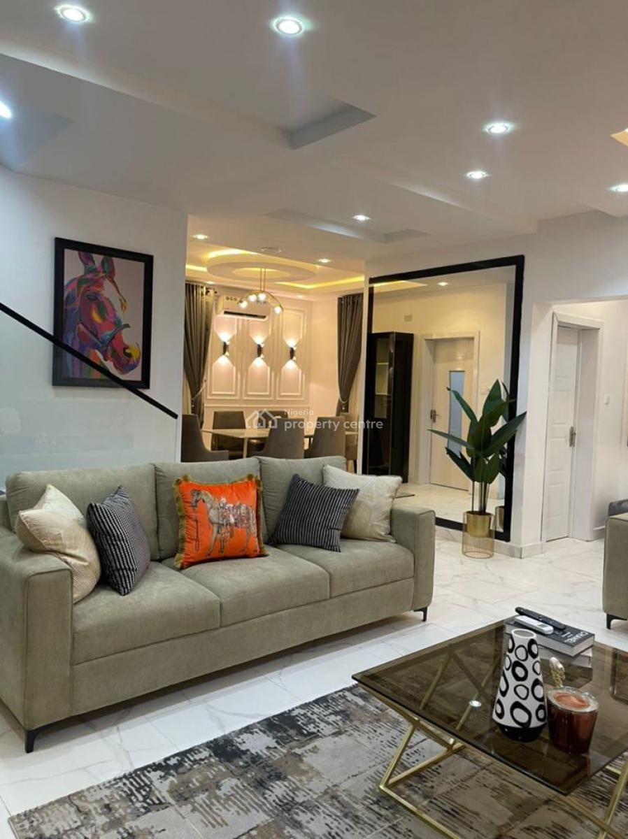 Furnished 5bedroom Duplex with an Exquisite Finishing, in-house Cinema, Osapa London, Osapa, Lekki, Lagos, Detached Duplex for Sale