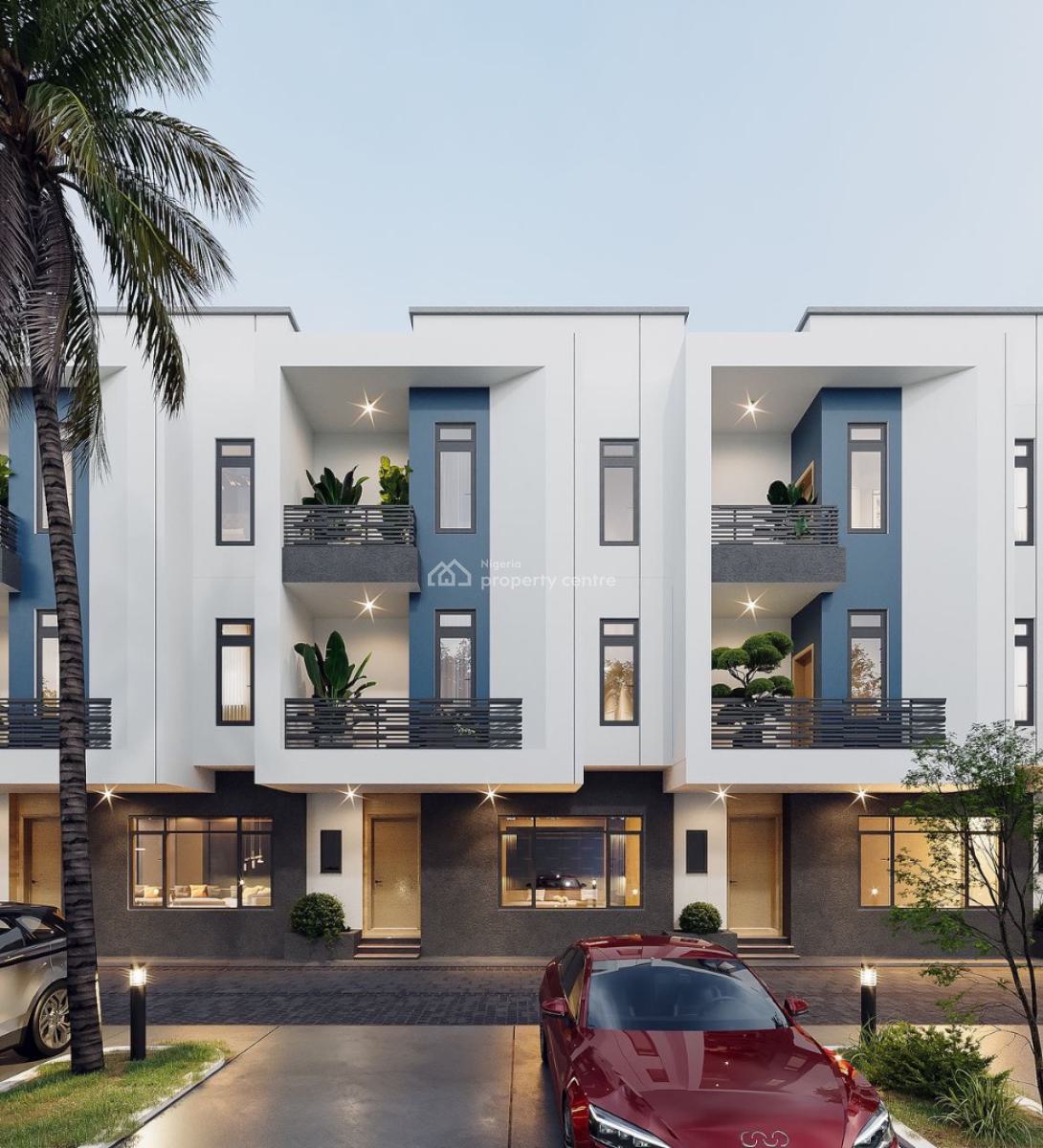 Offplan: 4 Bedroom Terrace with Maids Room, Jabi, Dakibiyu, Abuja, Terraced Duplex for Sale
