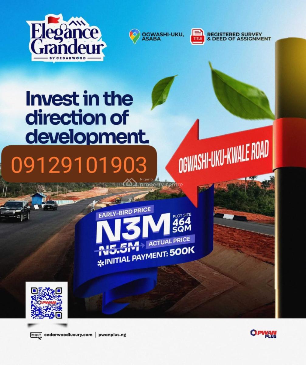 Plots of Affordable Land Along Ogwashi Uku Kwale Road, Ogwashi Uku, Kwale Warri Road, Aniocha South, Delta, Mixed-use Land for Sale