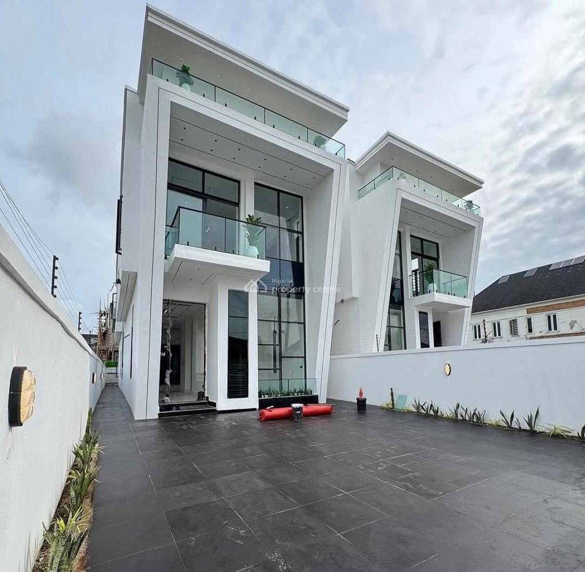 Luxury 5 Bedroom Fully Detached Duplex with Bq, Pool, Chevron Toll Gate, Lekki, Lagos, Detached Duplex for Sale