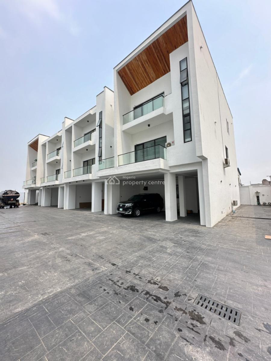 Waterfront 4 Bedroom Terrace Duplex with Gym & Swimming Pool + Bq, Lekki Phase 1, Lekki Phase 1, Lekki, Lagos, Terraced Duplex for Sale