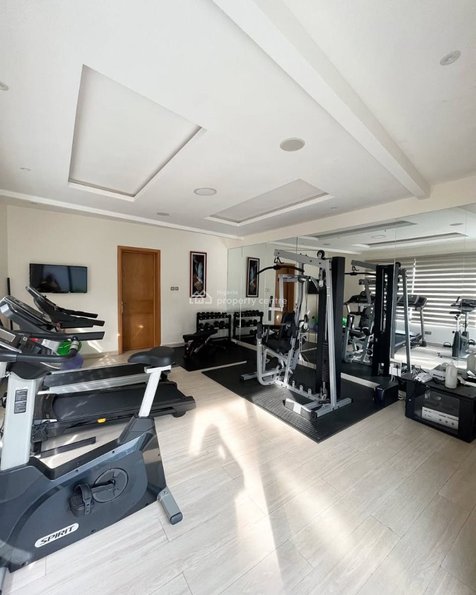 Serviced 4 Bedroom Terrace Duplex with Bq Pool and Gym, Well Built 4 Bedroom Terrace Duplex with Spacious Rooms for Rent, Banana Island, Ikoyi, Lagos, Terraced Duplex for Rent
