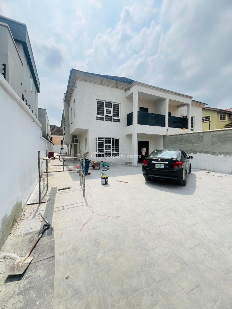 Screaming Luxuryyy 5 Bedroom Semi Detached Home Plus Bq in an Estare, Newly Built Home in a Fantastic Serene Environment with Spacious Rooms, Gra Phase 1, Magodo, Lagos, Semi-detached Duplex for Sale