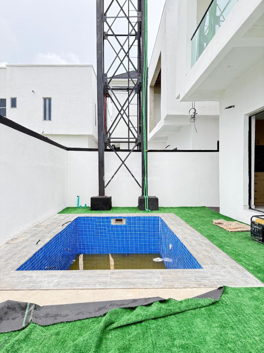 Newly Built 5 Bedroom Detached Duplex with Bq, Chevron, Lekki, Lagos, Detached Duplex for Sale