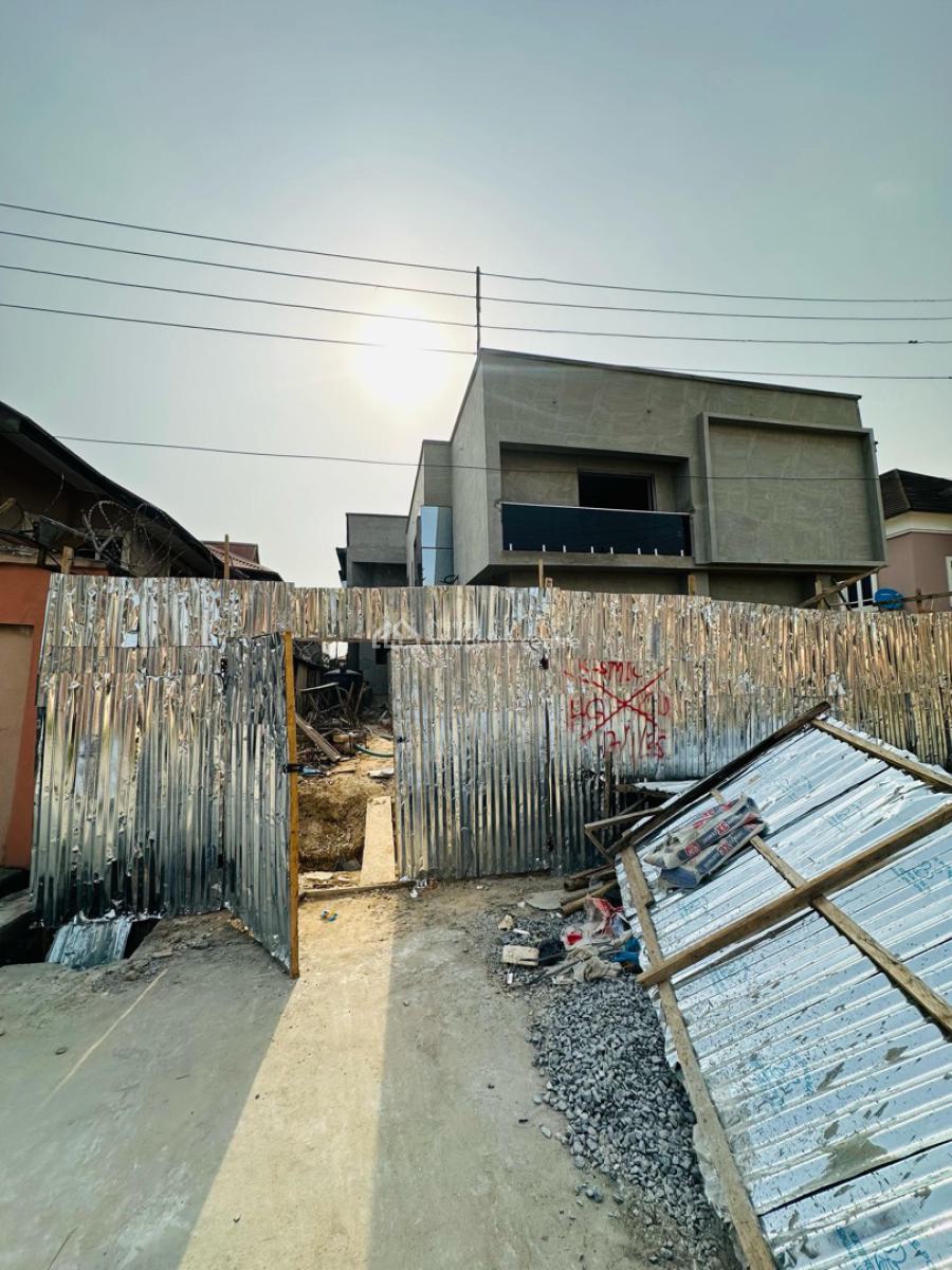 Neatly Designed 4 Bedroom Semi Detached Duplex with a Room Bq in a S, Gbagada, Gbagada, Lagos, Detached Duplex for Sale