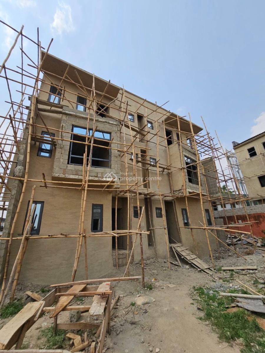 4 Bedroom Semi Detached Duplex with Bq, Budget Friendly Offplan Opportunity, Carcass and Finished Units Avail, Opebi, Ikeja, Lagos, Semi-detached Duplex for Sale