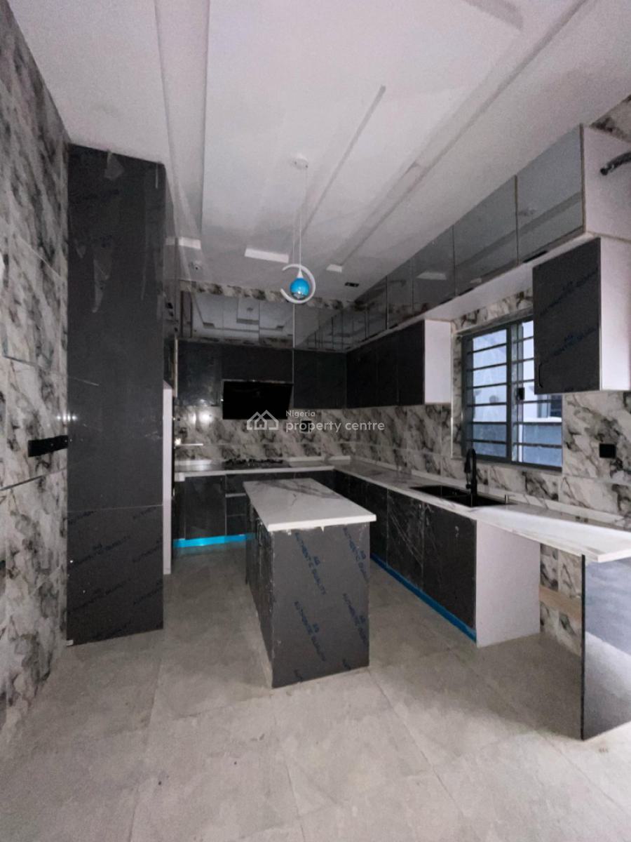 4bedroom Semi Detached Duplex with a Bq, Chevron, Lekki, Lagos, Semi-detached Duplex for Sale