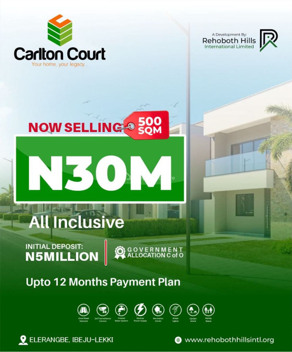 Prime Residential and Commercial Plot in Nigeria, Invest Now., Elerangbe, Ibeju Lekki, Lagos, Mixed-use Land for Sale