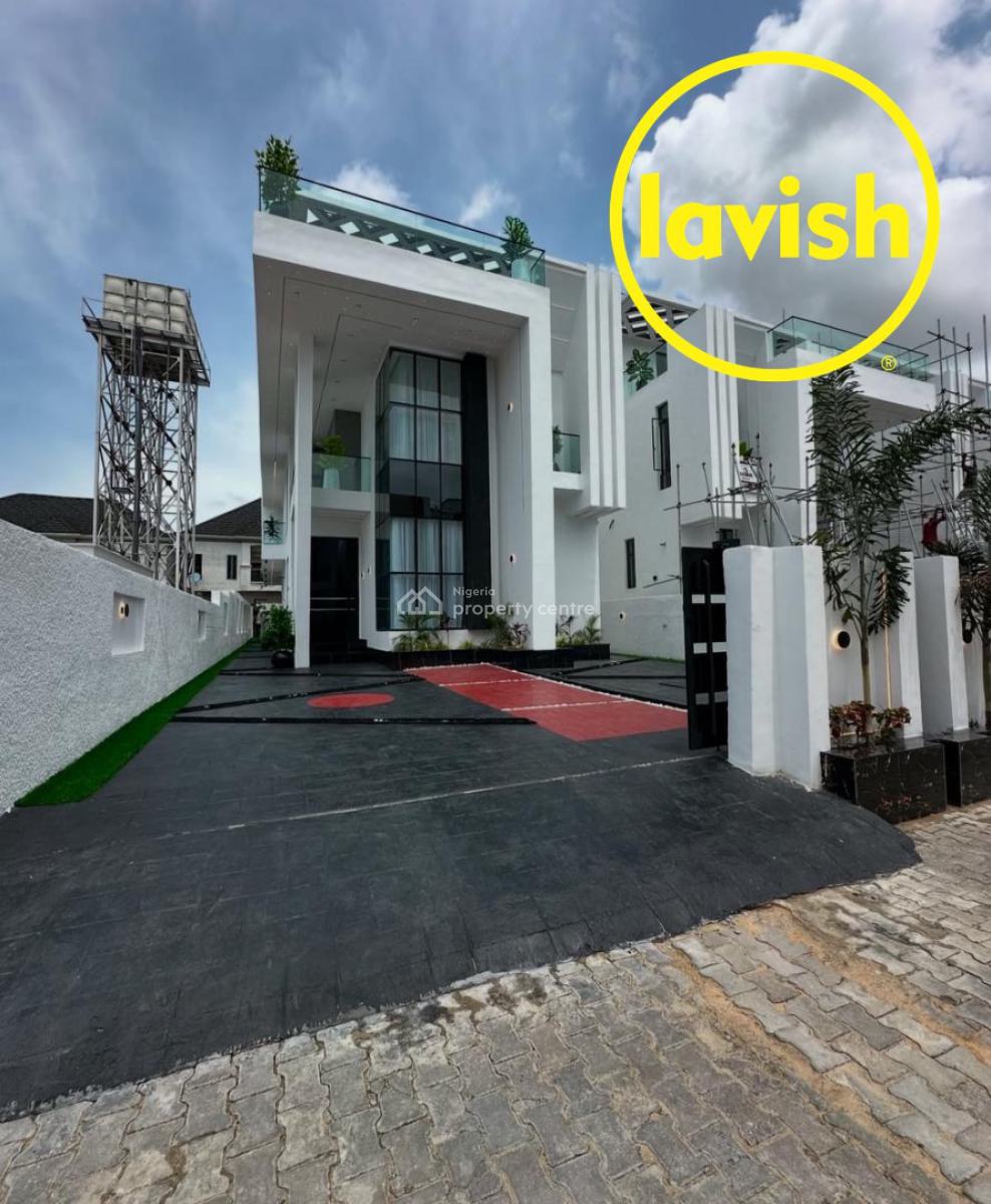 5 Bed Detached Triplex with Bq, Chevron, Lekki, Lagos, House for Sale