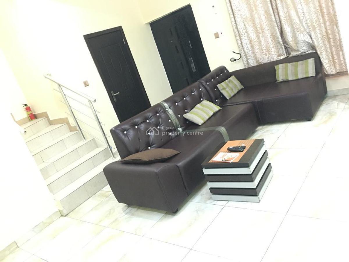 2 Bedroom Fully Furnished Terrace with 24 Hours Light Inverter with Ac, Orchid Road Lekki, Lekki, Lagos, Terraced Duplex for Rent
