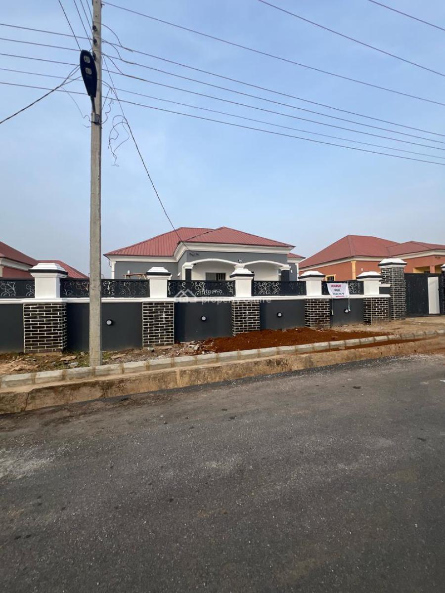 a Brand New Spacious Fully Detached 3bedroom Bungalow, Karu District By City College., Karu, Abuja, Detached Bungalow for Rent