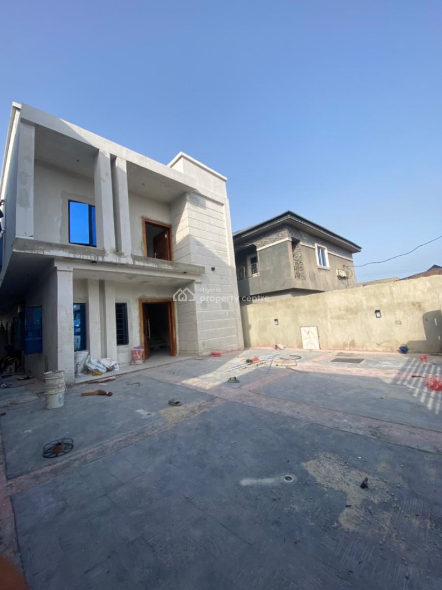 Brand New 2 Bedrooms Flat, Upstairs, Addo Road, Ajah, Lagos, Flat / Apartment for Rent