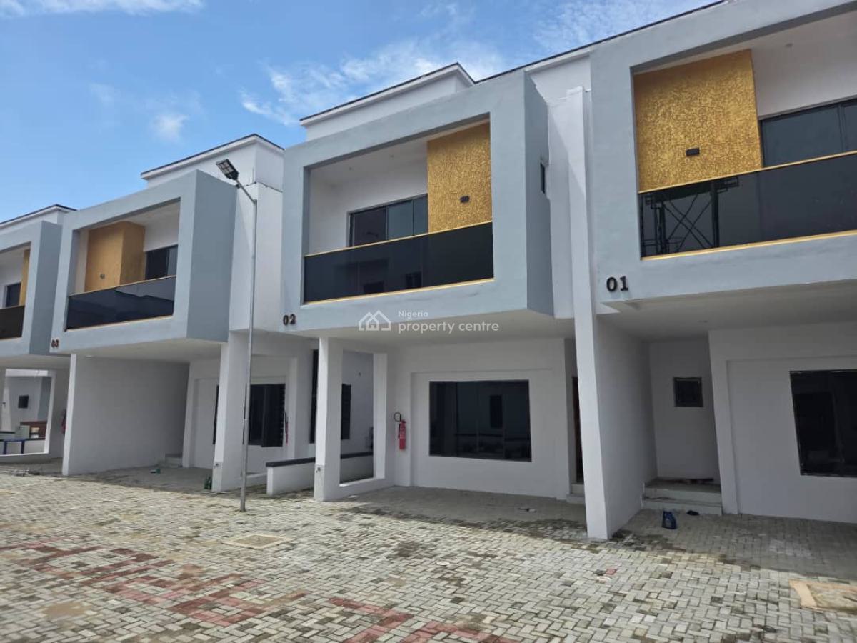 Spacious 3 Bedrooms Terraced Duplex with a Bq with Payment Plan, Off Novare Mall Shoprite, Sangotedo, Ajah, Lagos, Terraced Duplex for Sale