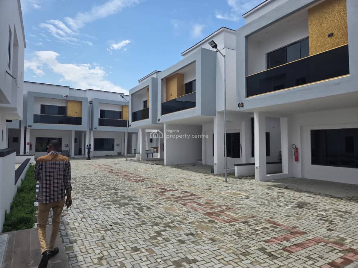 Spacious 3 Bedrooms Terraced Duplex with a Bq with Payment Plan, Off Novare Mall Shoprite, Sangotedo, Ajah, Lagos, Terraced Duplex for Sale