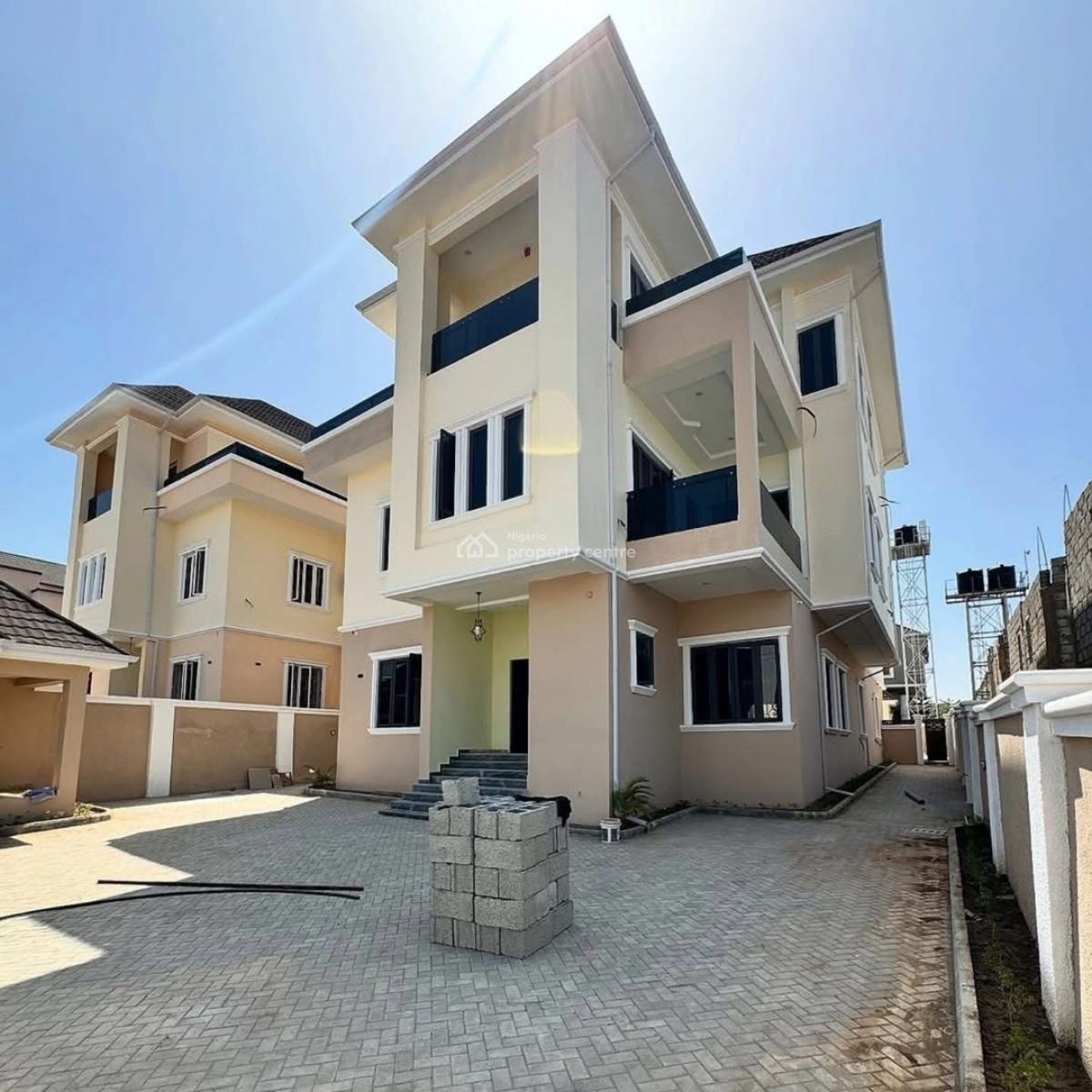Beautiful 7 Bedroom Detached Duplex,2rooms Bq,pool,elevator,lounge, Guzape Serene Neighborhood, Guzape District, Abuja, Detached Duplex for Sale