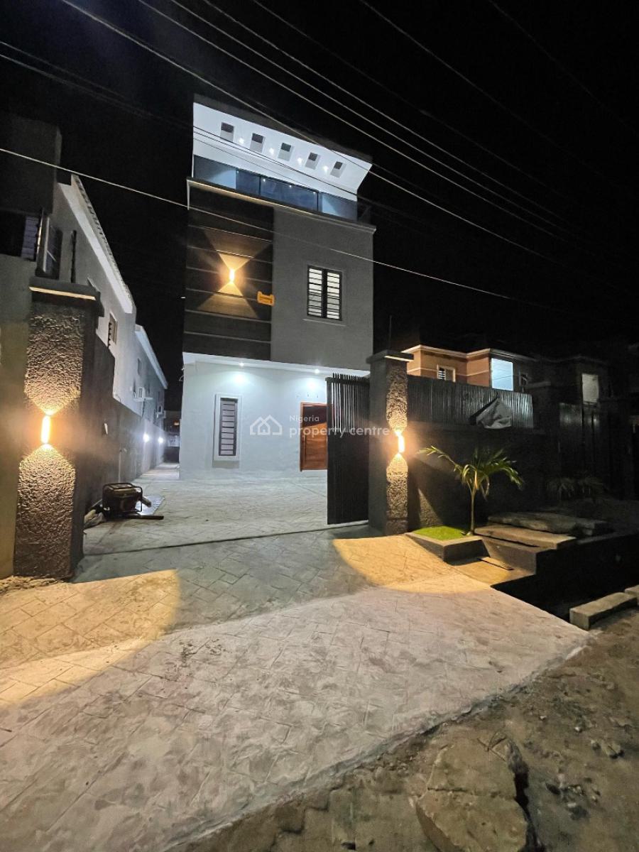 Lovely 4 Bedroom Fully Detached Duplex with Bq, Neatly Built, Private 4 Bedroom Detached Duplex, Osapa, Lekki, Lagos, Detached Duplex for Sale