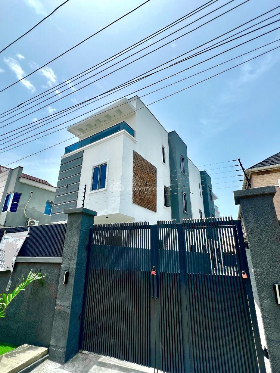 Lovely 4 Bedroom Fully Detached Duplex with Bq, Neatly Built, Private 4 Bedroom Detached Duplex, Osapa, Lekki, Lagos, Detached Duplex for Sale
