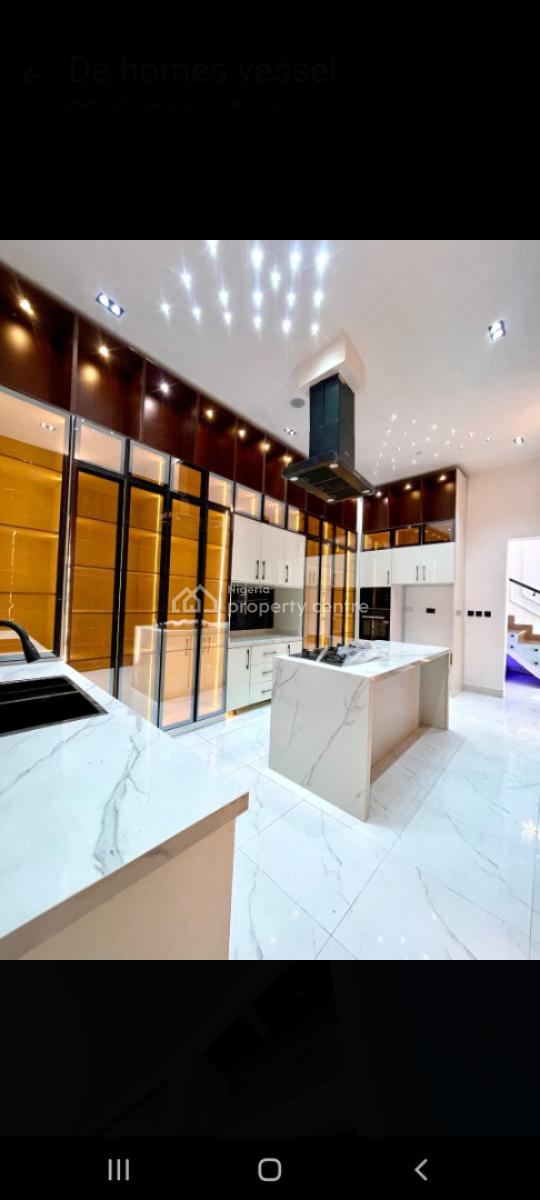 *gloriously Perched Luxury 4 Bed Detached Smart Home with Bq*, Lekki, Ajah, Lagos, Detached Duplex for Sale
