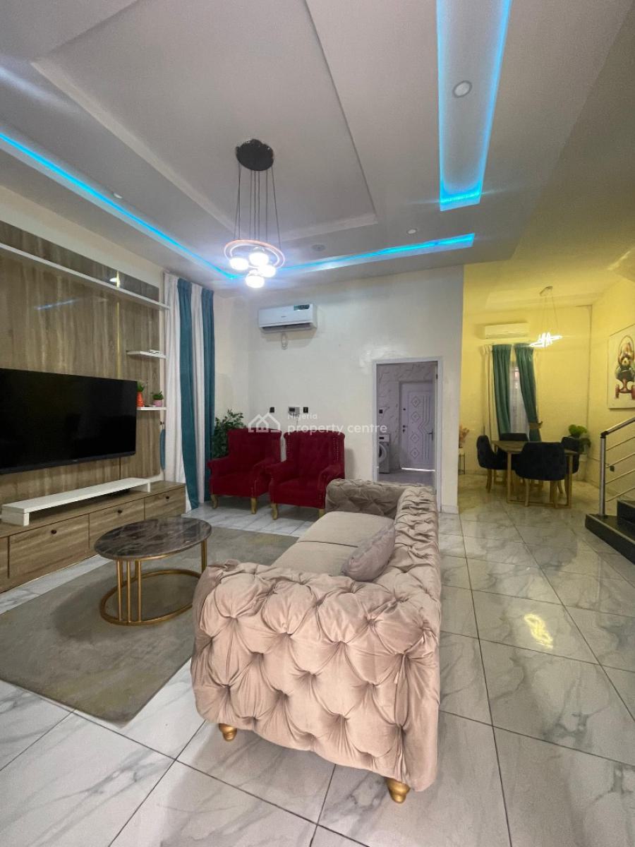 Fully Furnished 4 Bedroom Terrace Duplex, 2nd Toll Gate, Lekki, Lagos, Terraced Duplex for Rent
