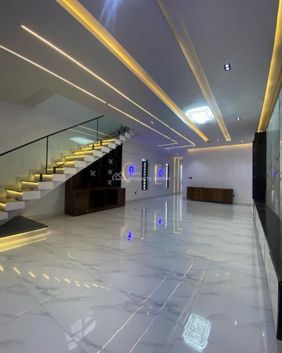 Contemporary 5 Bedroom Fully Detached Duplex with Bq, Ajah, Lagos, Detached Duplex for Sale