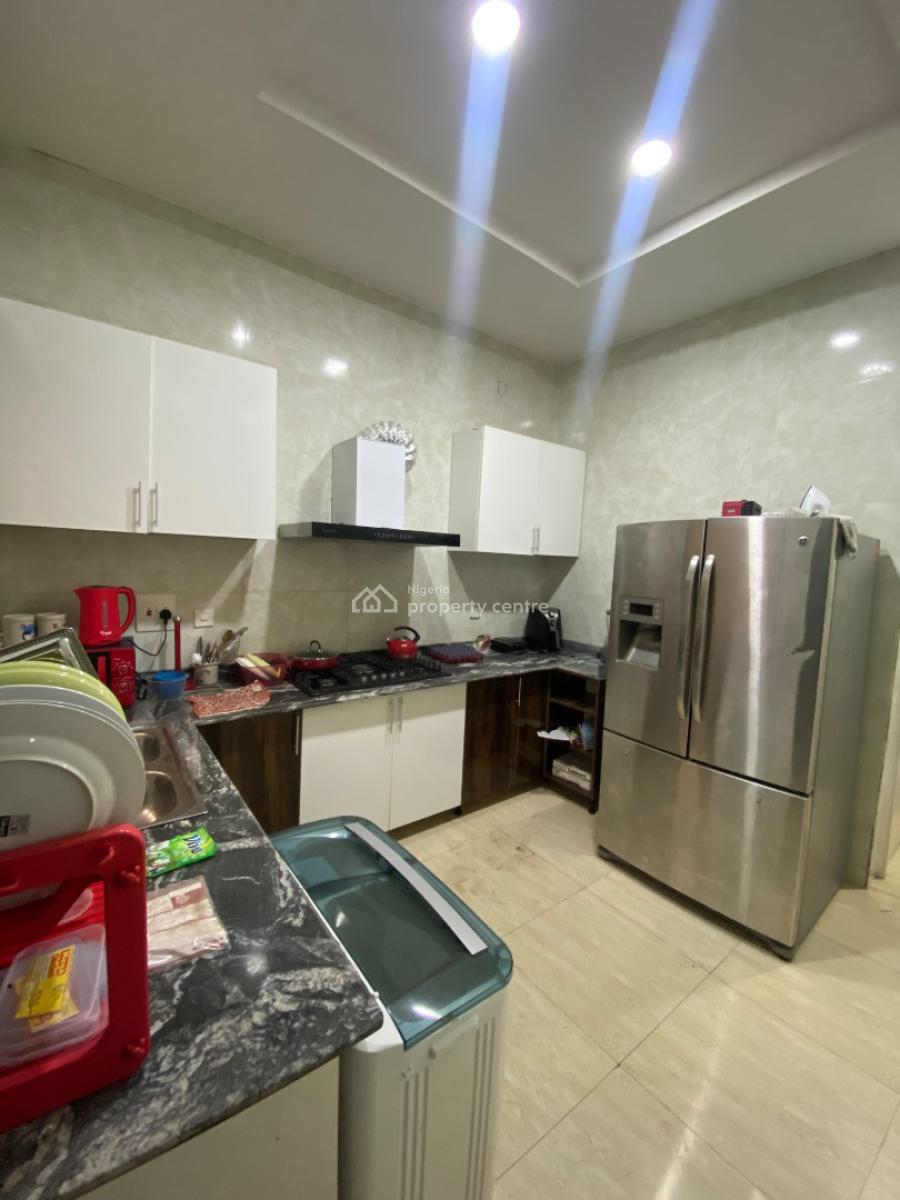 Fully Furnished 4 Bedroom Terrace with Solar and Inverter, Harries Drive, Vgc, Lekki, Lagos, Terraced Duplex for Rent