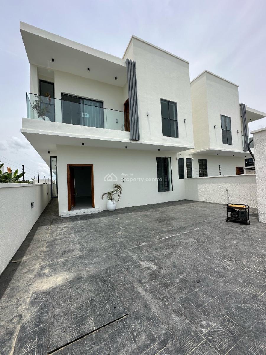 Bran New 4 Bedrooms Semi Detached Duplex with Bq, Abraham Adesanya/lekki Scheme 2 Estate Along Adesanya Road, Ajah, Lagos, Semi-detached Duplex for Rent