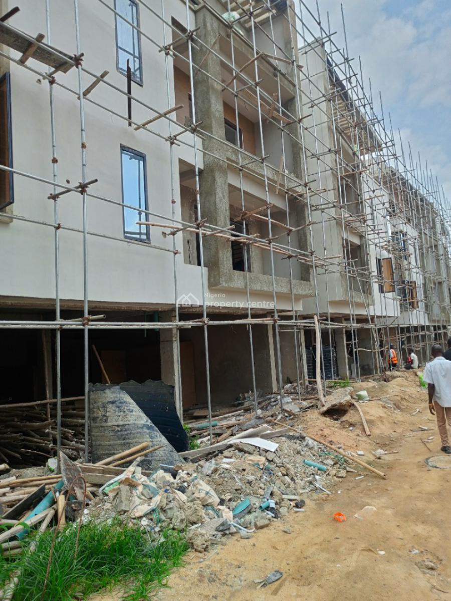 3 Bedroom Mansionate with Bq, All Room En Suite with Guest Toilet and, Mini Estate Close to Aromire Junction Adeniyi Jones, Adeniyi Jones, Ikeja, Lagos, Terraced Duplex for Sale