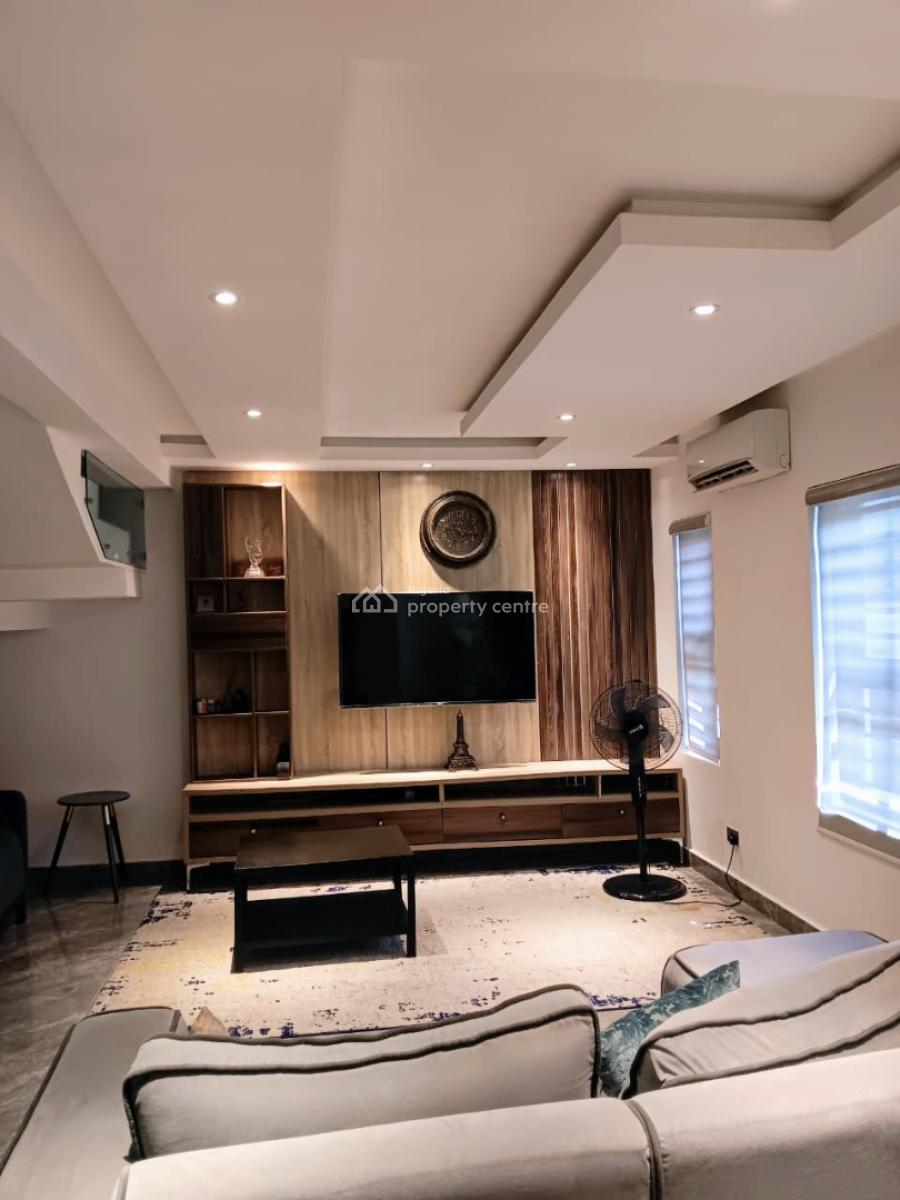 Luxury Fully Furnished 3 Bedroom Terrace Duplex with Bq, Fara Park Estate, 24hrs Power Supply, Sangotedo, Ajah, Lagos, Terraced Duplex for Rent