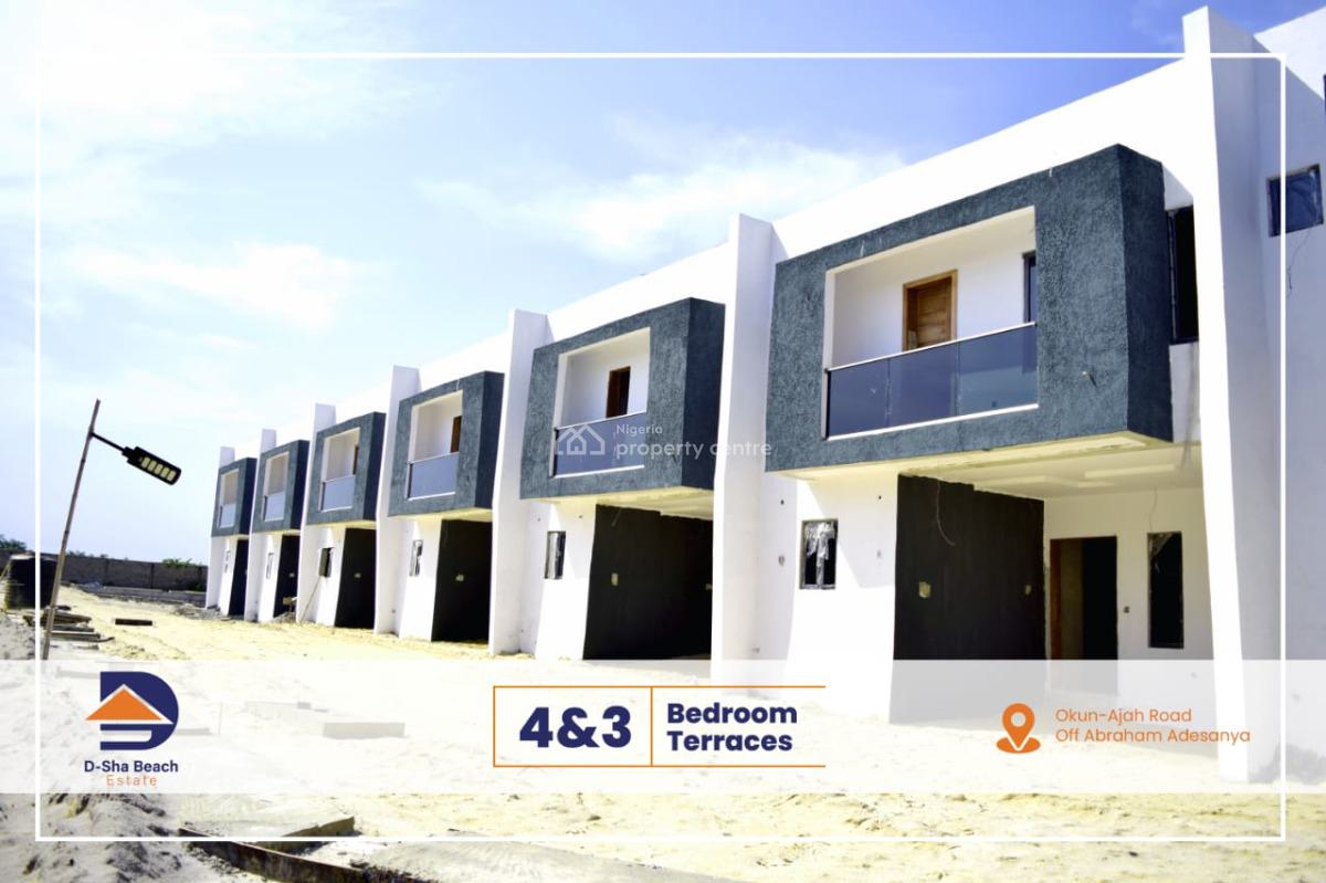3 Bedroom Terraces Duplex with Excision and C of O in View, Dsha Ogombe Road By Abraham Adesanya, Okun-ajah, Ajah, Lagos, Terraced Duplex for Sale
