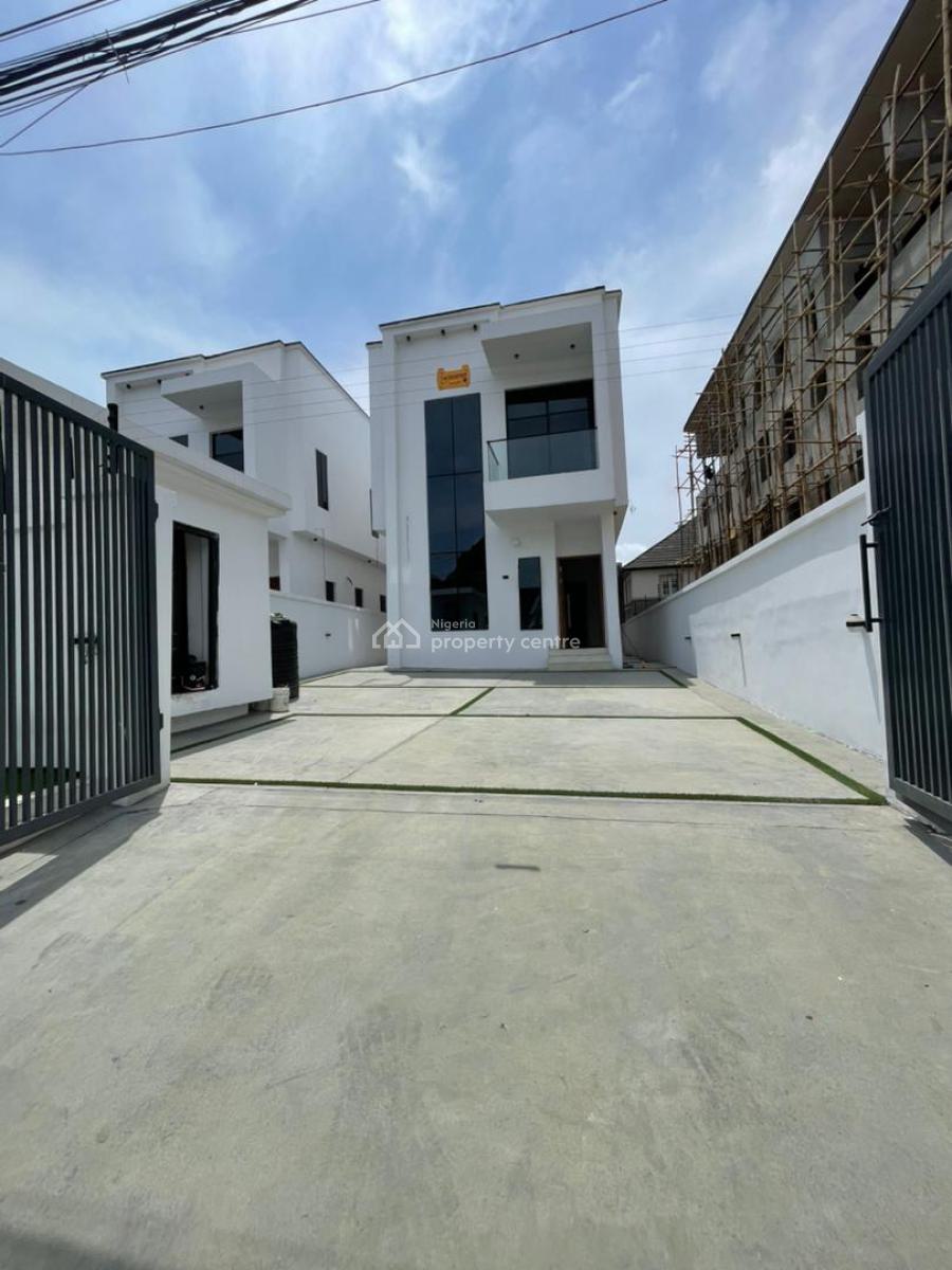 Luxury Finished 5 Bedroom Fully Detached Duplex with a Bq in a Serene, Osapa, Lekki, Lagos, Detached Duplex for Sale