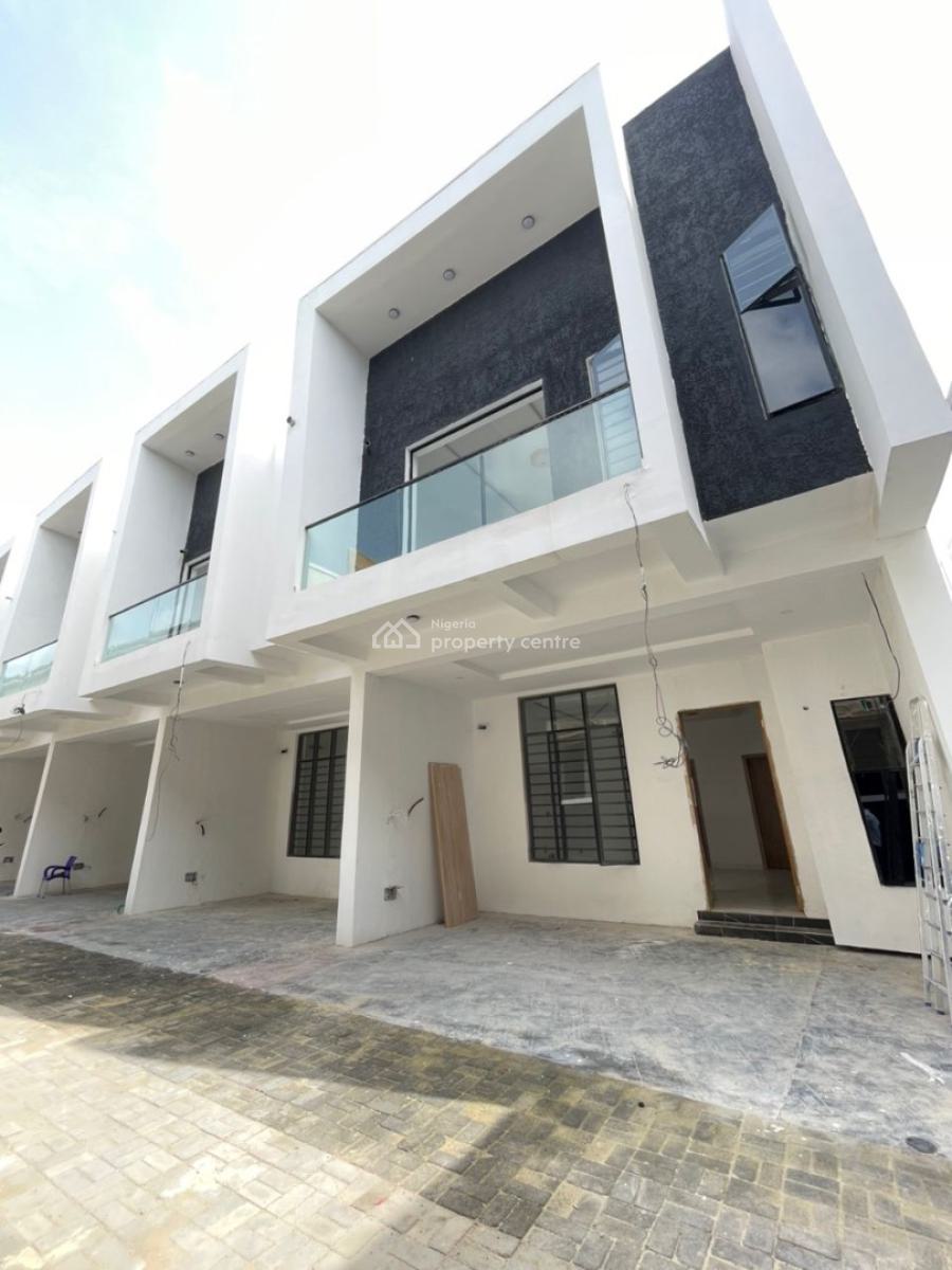 4 Bedrooms Terraced Duplex with a Bq, Corner Piece, Ikota Gra, Ikota, Lekki, Lagos, House for Sale