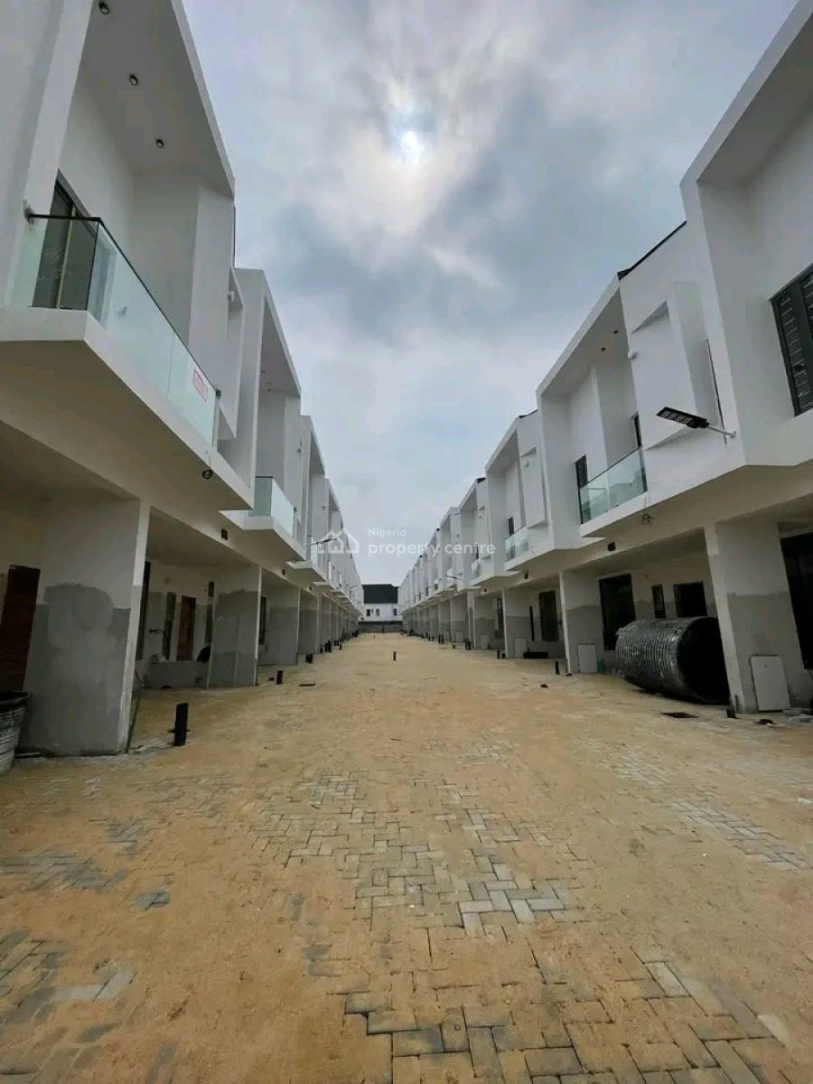 4 Bedroom Terrace Duplex with Bq, Estate Pool, Vgc, Lekki, Lagos, Terraced Duplex for Sale
