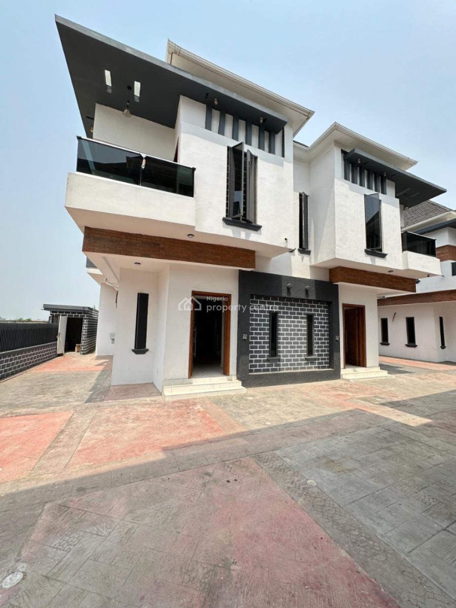 Brilliantly Crafted 4 Bedroom Semi Detached Duplex with Bq Within a Se, Chevron, Lekki, Lagos, Semi-detached Duplex for Sale