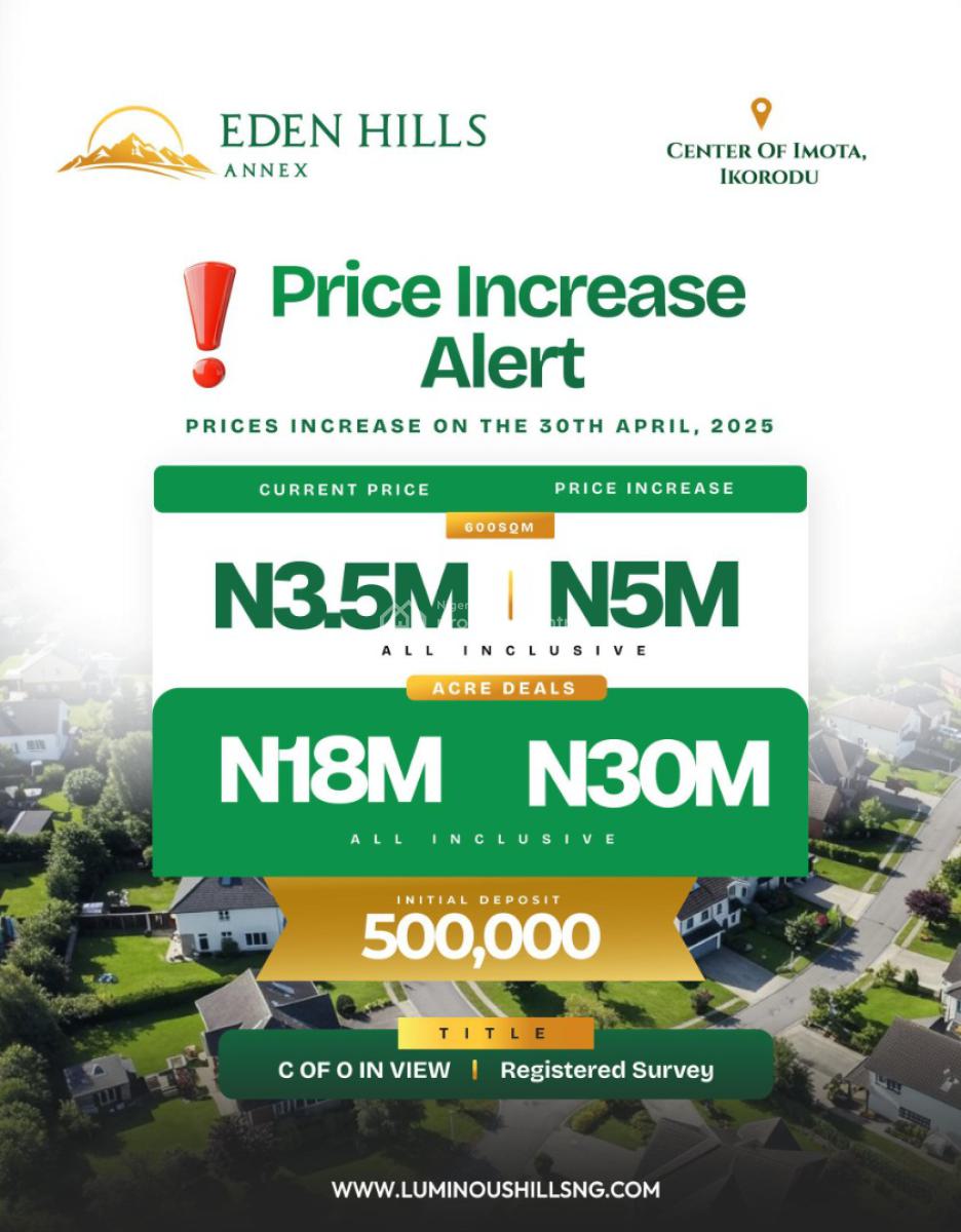 Top Nigeria Land Deals, Invest in Ikorodu, Imota, Ikorodu, Lagos, Mixed-use Land for Sale