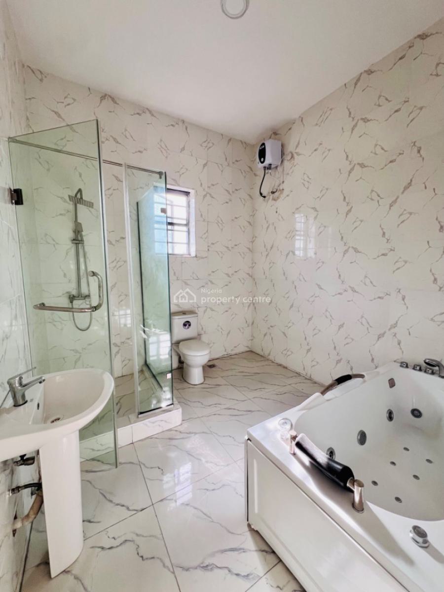 Brand New Spacious 4 Bedroom Fully Serviced Duplex with Pool and Gym, Before Orchid Enyo Filling Station Near Lekki Second Toll Gate, Lekki, Lagos, Semi-detached Duplex for Rent
